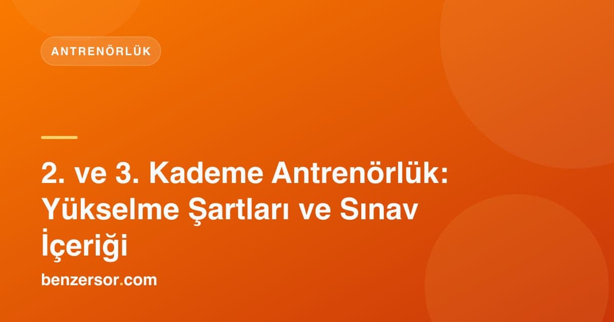Kademe basamaklarını çıkan bir antrenör ve antrenman planlama notları