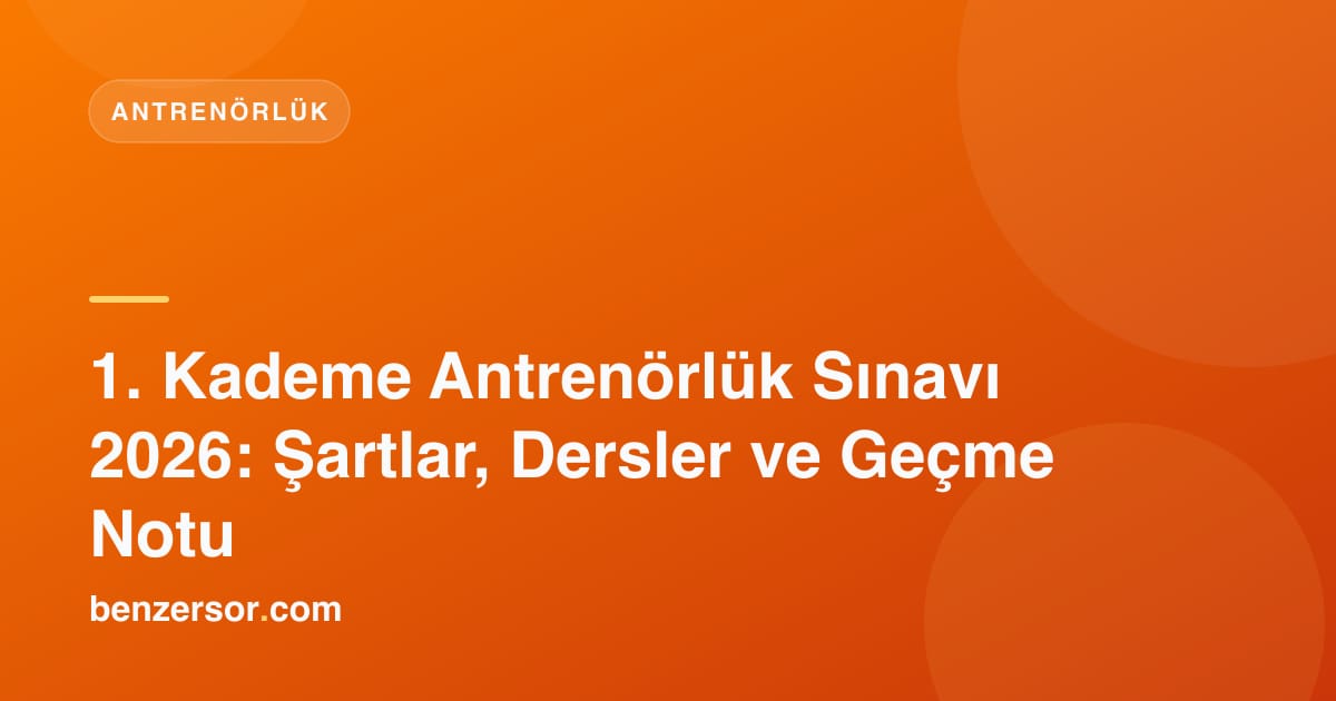 Antrenörlük eğitimine başlayan bir aday ve spor sahasında ders notları