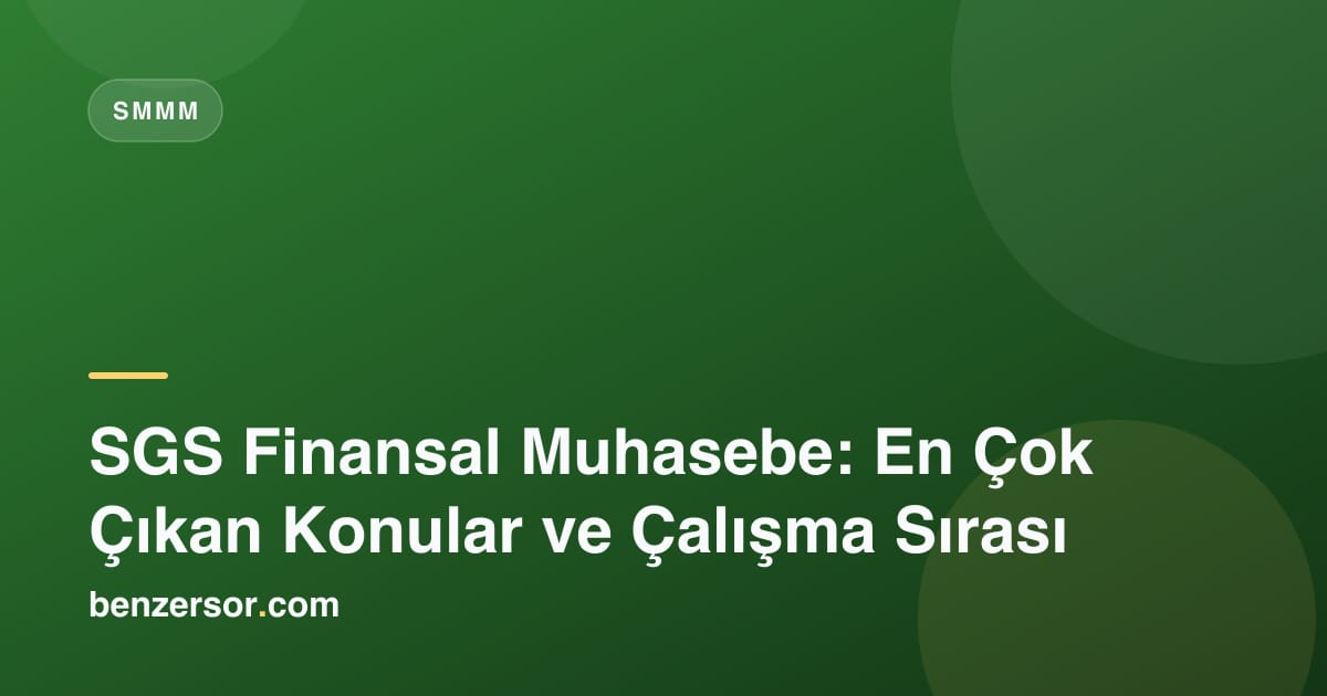 Yevmiye defteri kayıtları ve hesap planı üzerinde çalışan bir aday