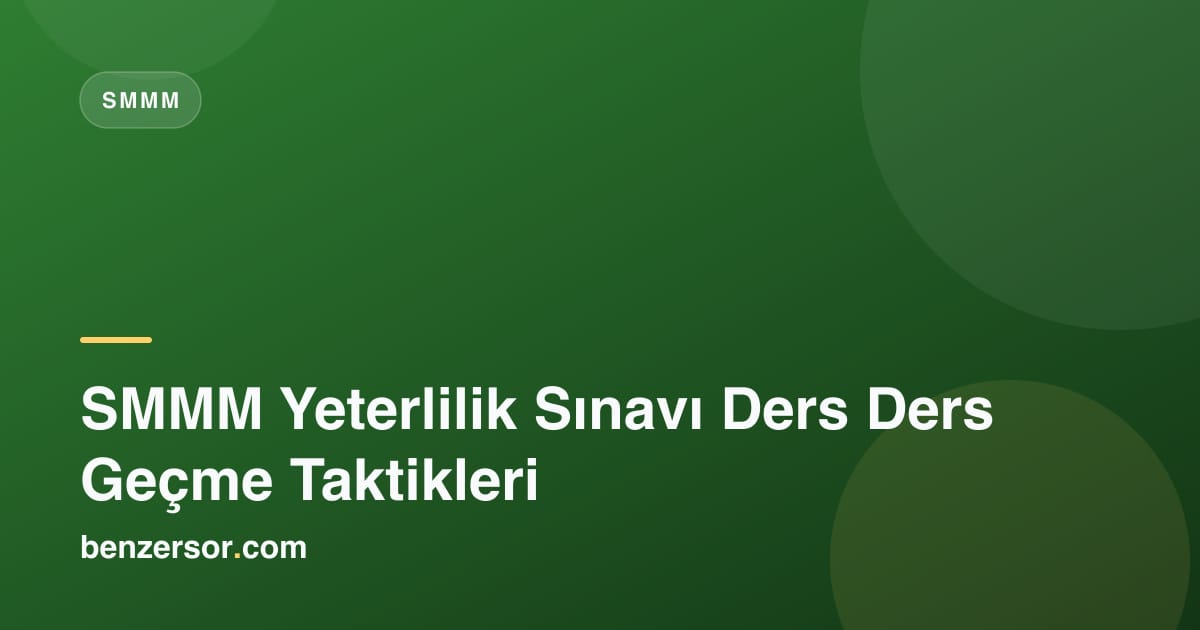 Ders başlıklarına bölünmüş çalışma panosu ve muhasebe hesap tabloları